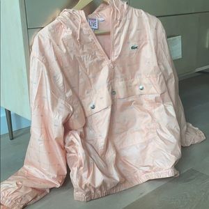 supreme X Lacoste rain hoodie